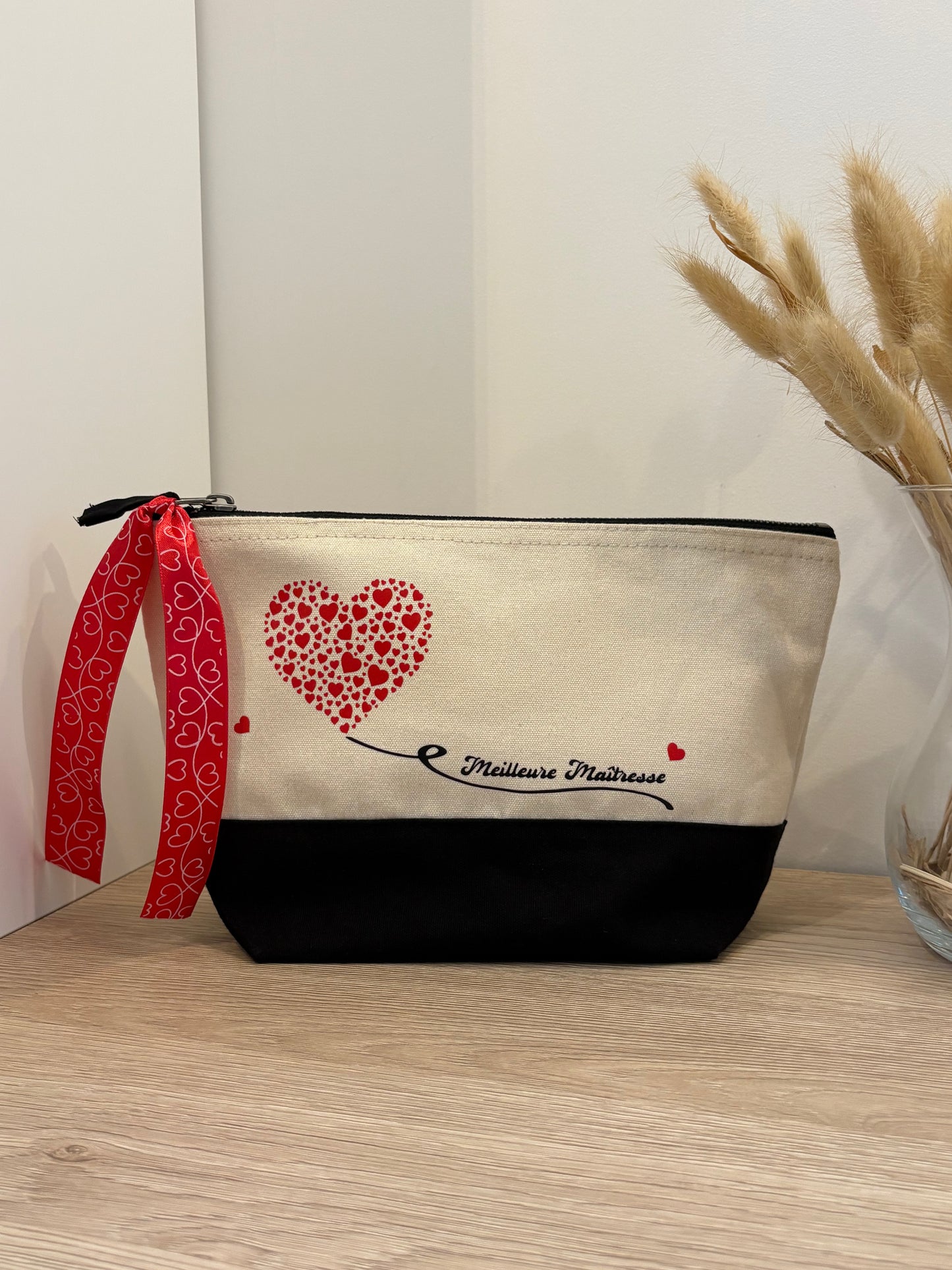 Pochette coeur merci maitresse