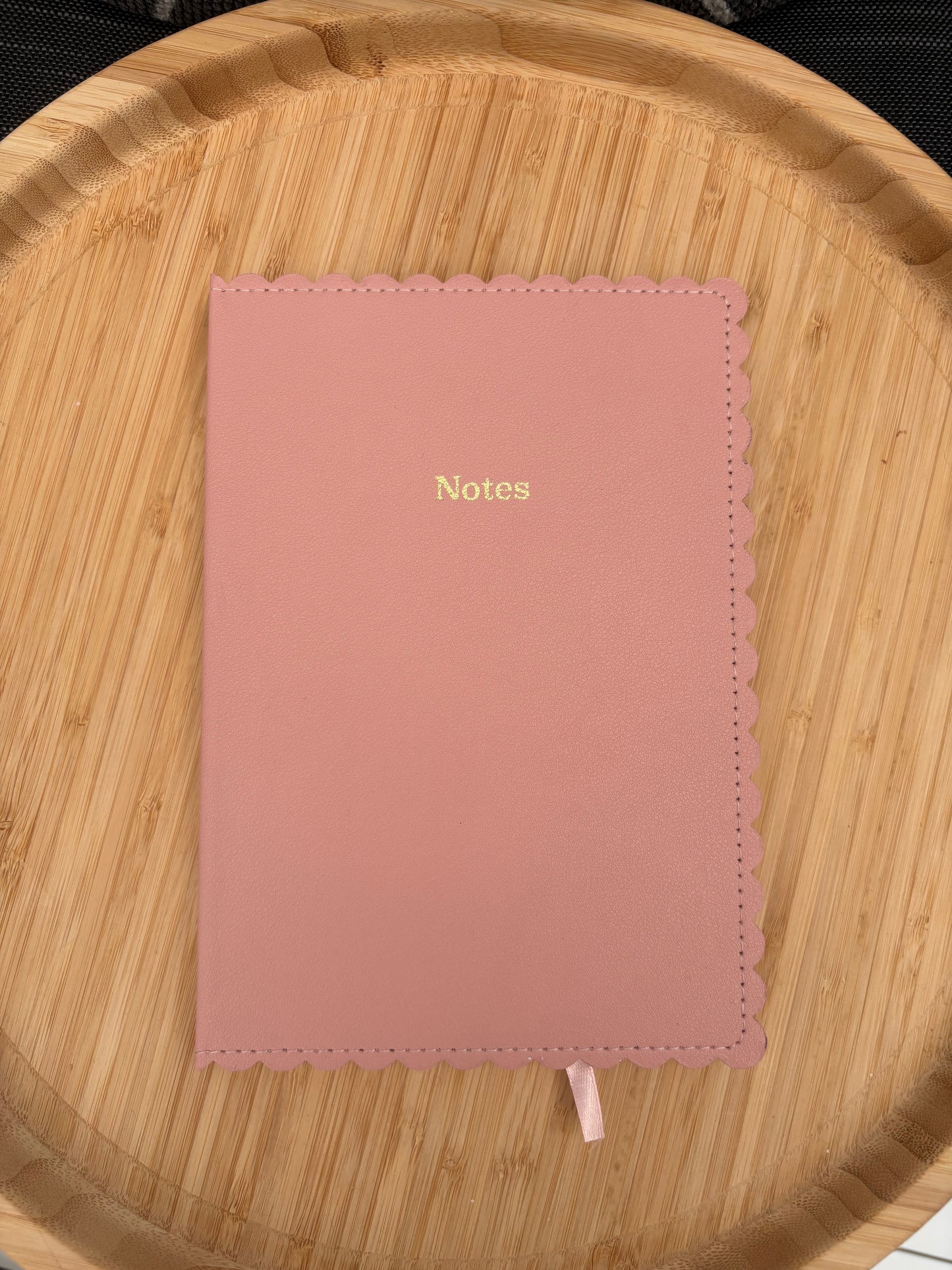 Carnet personnalisé avec couverture rose