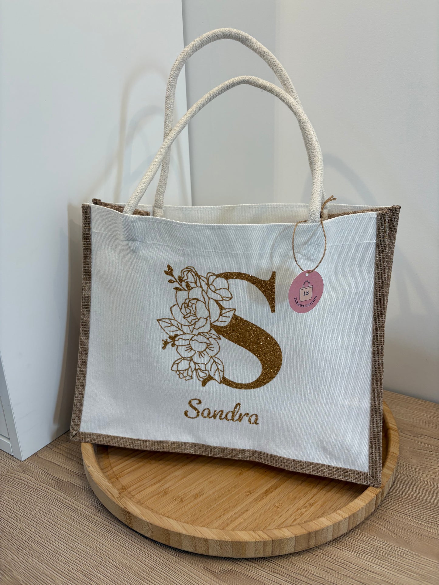 Sac cabas blanc personnalisable