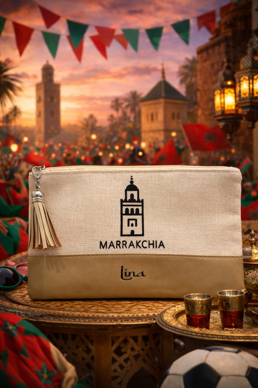 Pochette personnalisée Marrakchia – Marrakech