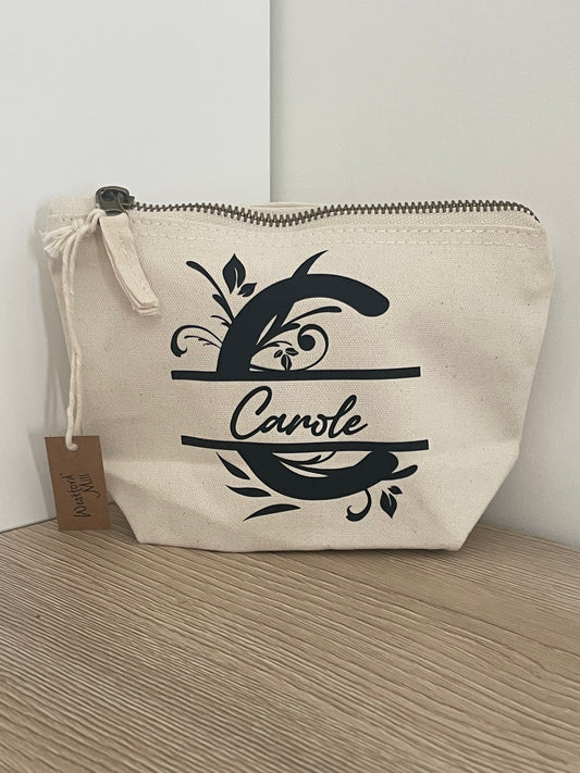 Pochette personnalisée avec prénom – Idée cadeau femme, maîtresse ou amie